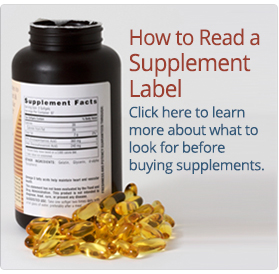 How to read a vitamin label